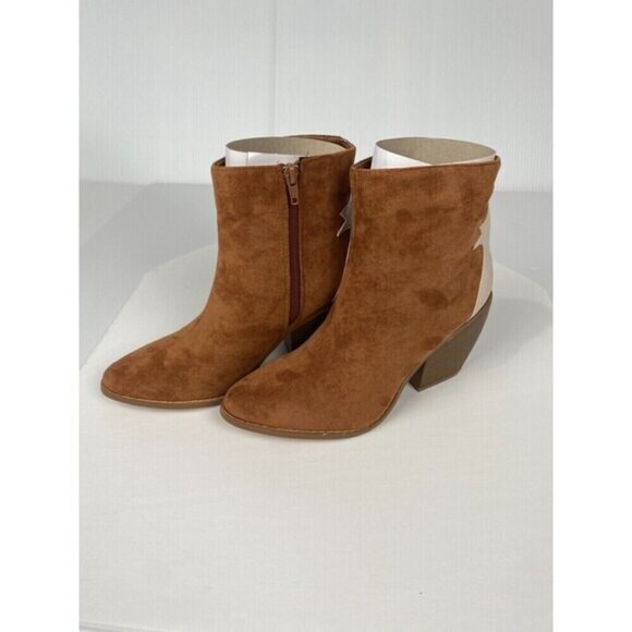 YOKI Women's  Bootie Ankle Boot Goldie Bootie Size 7.5 Muriel Rust Shoes New - Picture 11 of 16